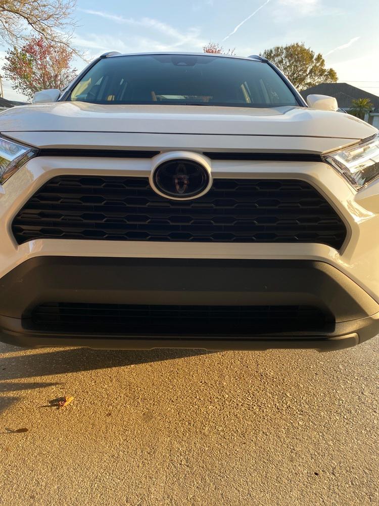 Toyota RAV4 (2019+  ) Front Emblem Cover - Customer Photo From Chuck Steinmann