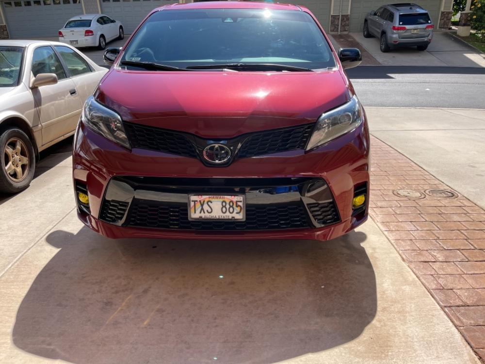 Toyota Sienna (2020) Fog Light Covers - Customer Photo From Edward