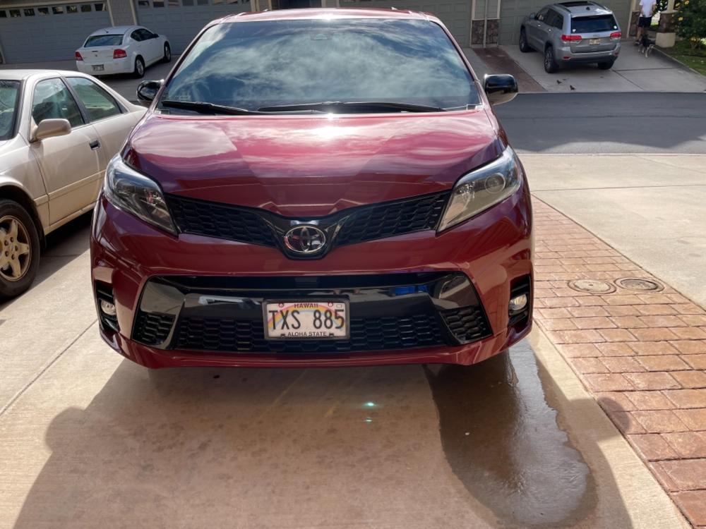 Toyota Sienna (2020) Fog Light Covers - Customer Photo From Edward
