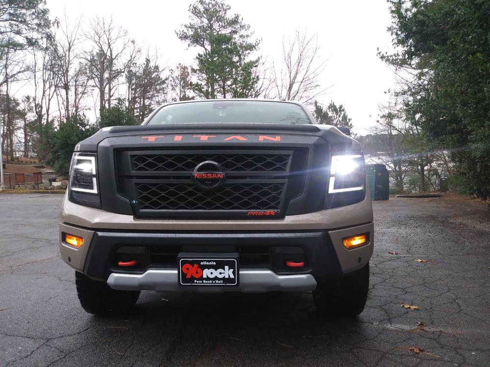 Nissan Titan/Titan XD LED (20-  ) Fog Light Covers - Customer Photo From Steve Jones