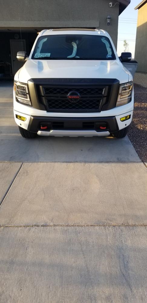 Nissan Titan/Titan XD LED (20-  ) Fog Light Covers - Customer Photo From Qieed Ishmael