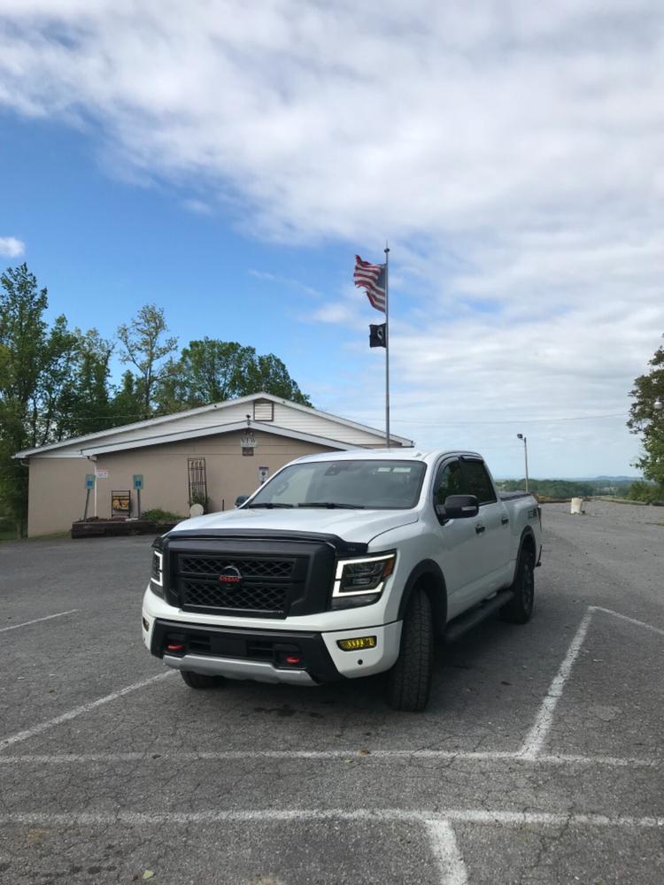 Nissan Titan/Titan XD LED (20-  ) Fog Light Covers - Customer Photo From Victor Sanabria II