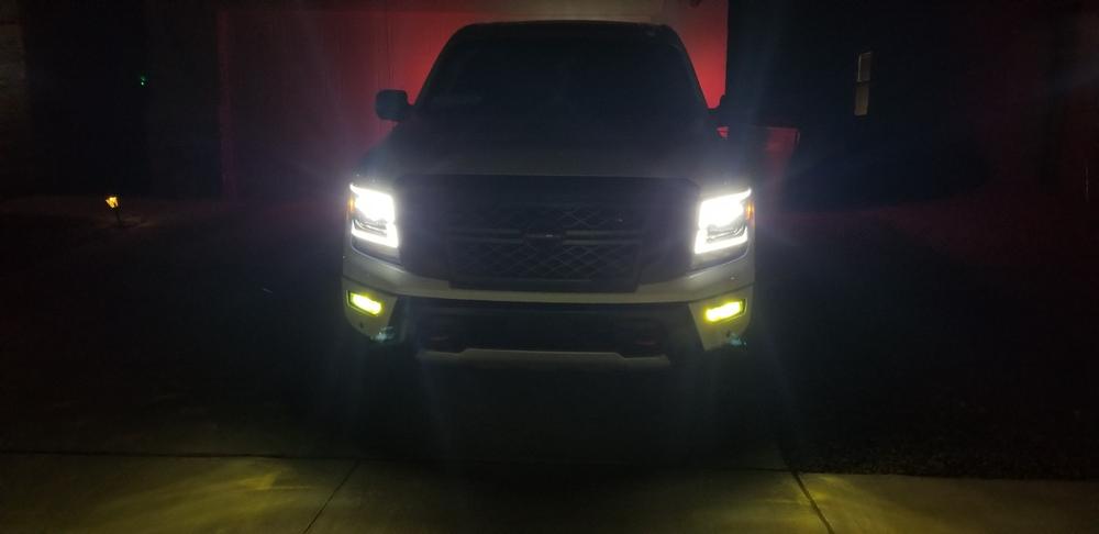 Nissan Titan/Titan XD LED (20-  ) Fog Light Covers - Customer Photo From Qieed Ishmael