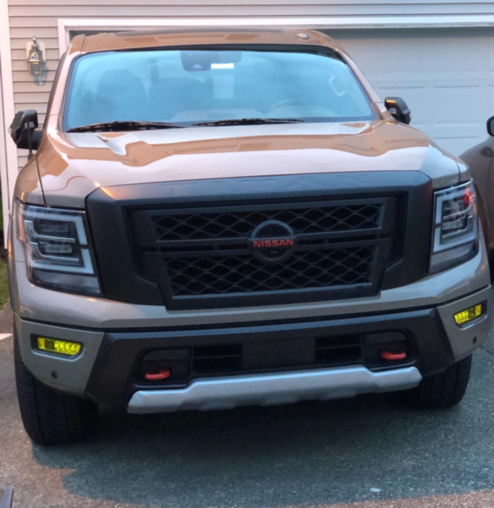 Nissan Titan/Titan XD LED (20-  ) Fog Light Covers - Customer Photo From Anonymous