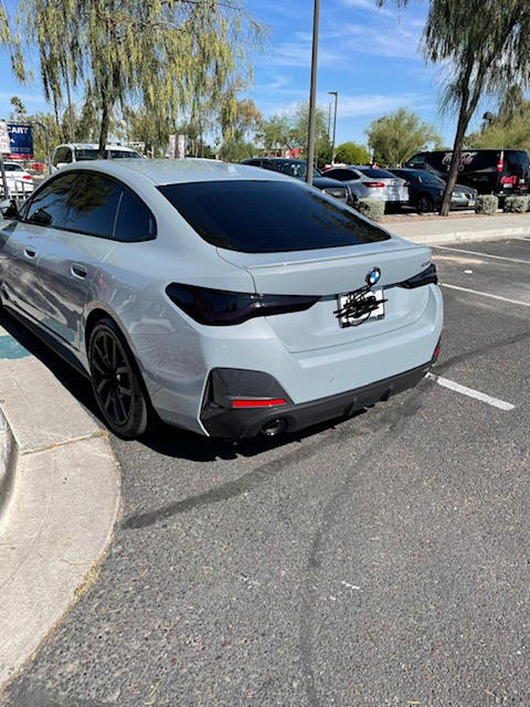 BMW 4-Series 430i (2021+  ) Tail Light Covers - Customer Photo From Anonymous