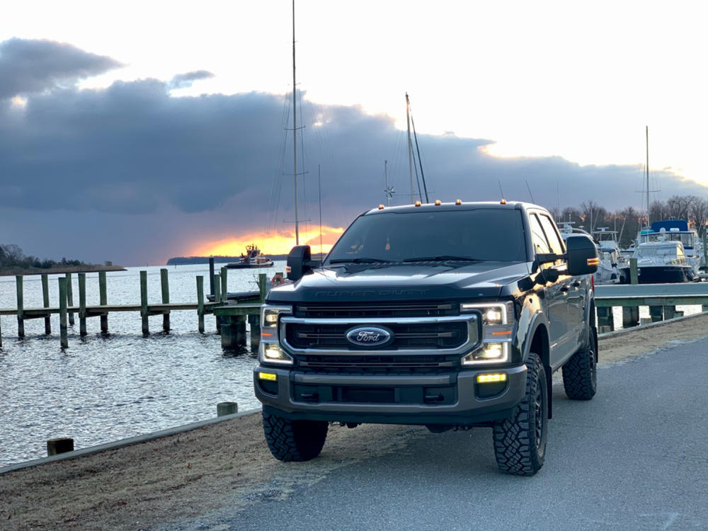 Ford Super Duty F250/F350 (20-  ) Fog Light Covers - Customer Photo From Jeffrey Michael KONYA