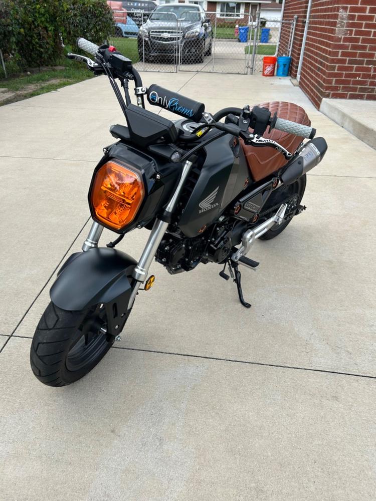 Honda Grom (2022+  ) Headlight Covers - Customer Photo From John Miracle