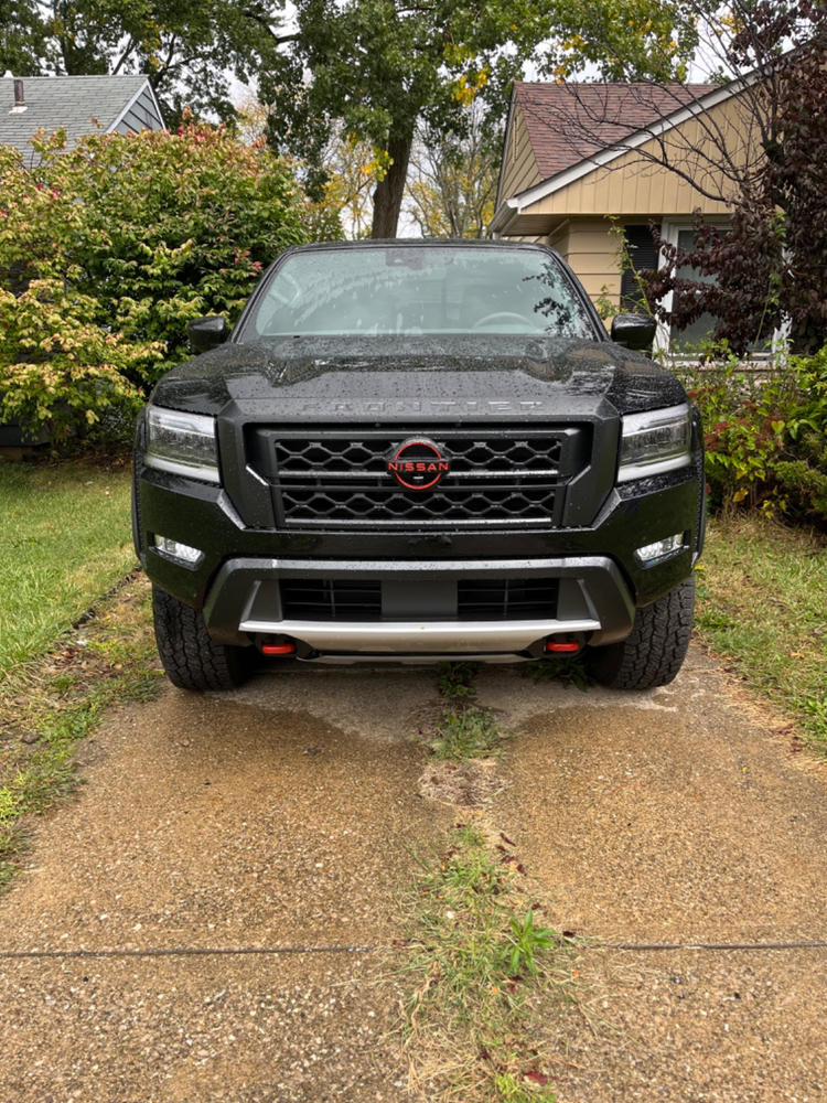 Nissan Frontier S, SV (2022+  ) Fog Light Covers - Customer Photo From Zachary Gilyard