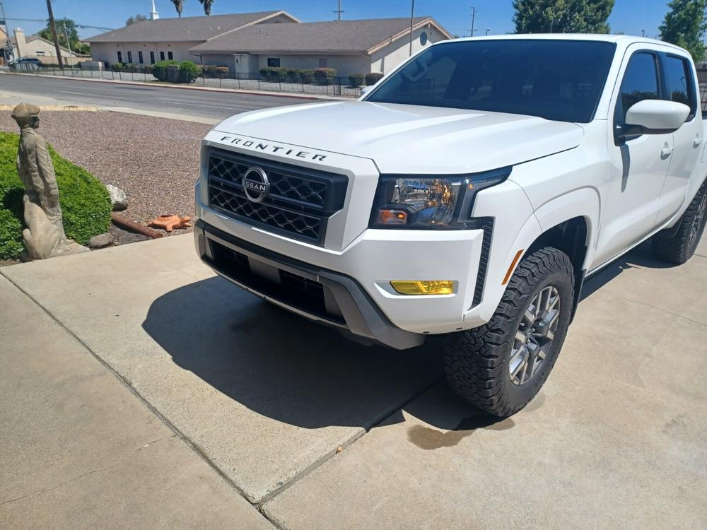 Nissan Frontier S, SV (2022+  ) Fog Light Covers - Customer Photo From Jill Brady