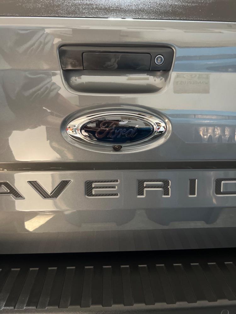 Ford Maverick (2022+  ) Emblem Covers - Customer Photo From Shauna Scribner