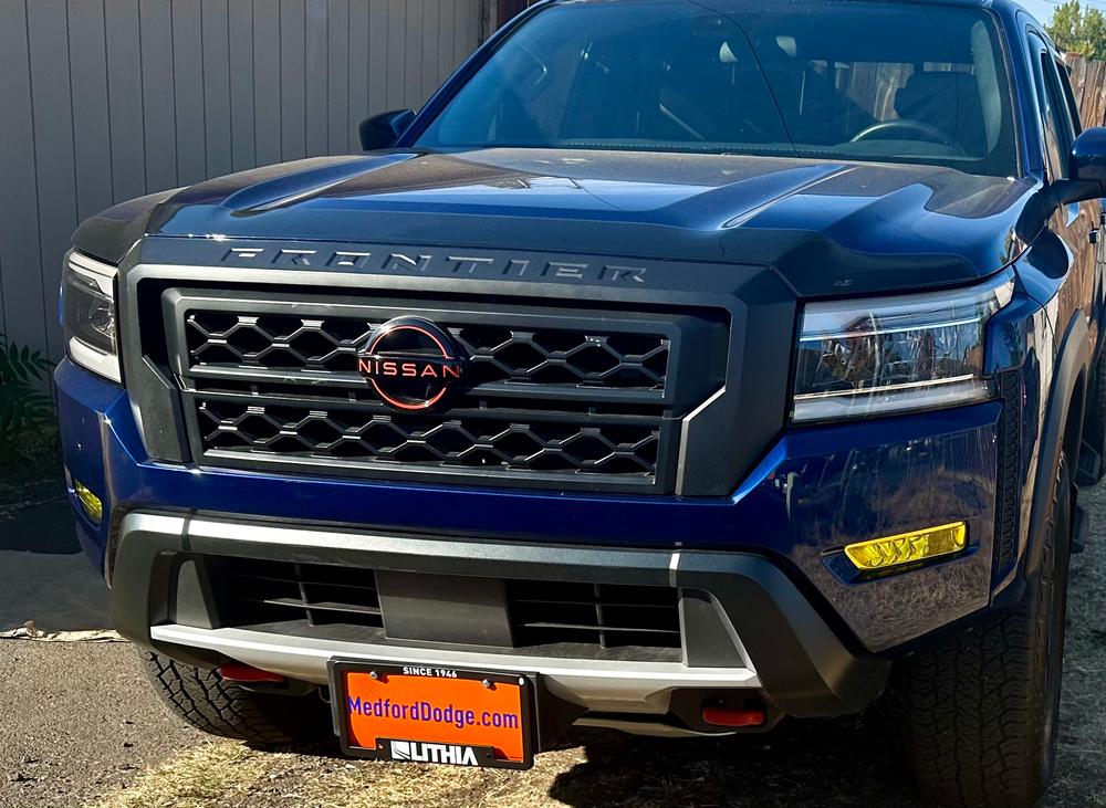 Nissan Frontier Pro 4X (2022+  ) Fog Light Covers - Customer Photo From Joseph