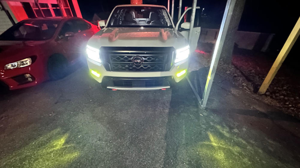 Nissan Frontier Pro 4X (2022+  ) Fog Light Covers - Customer Photo From Theodore Jacobsen