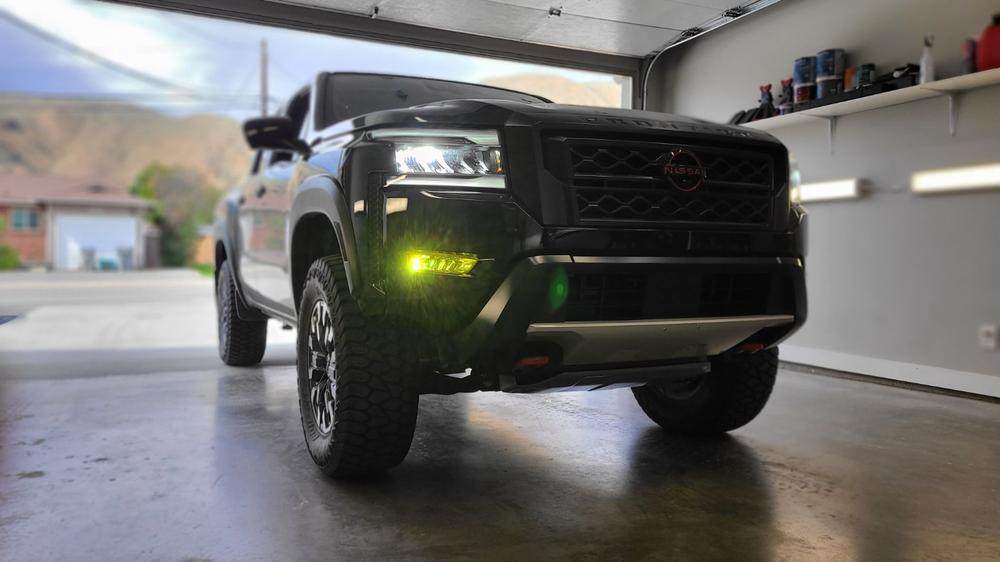 Nissan Frontier Pro 4X (2022+  ) Fog Light Covers - Customer Photo From Darryl Abate
