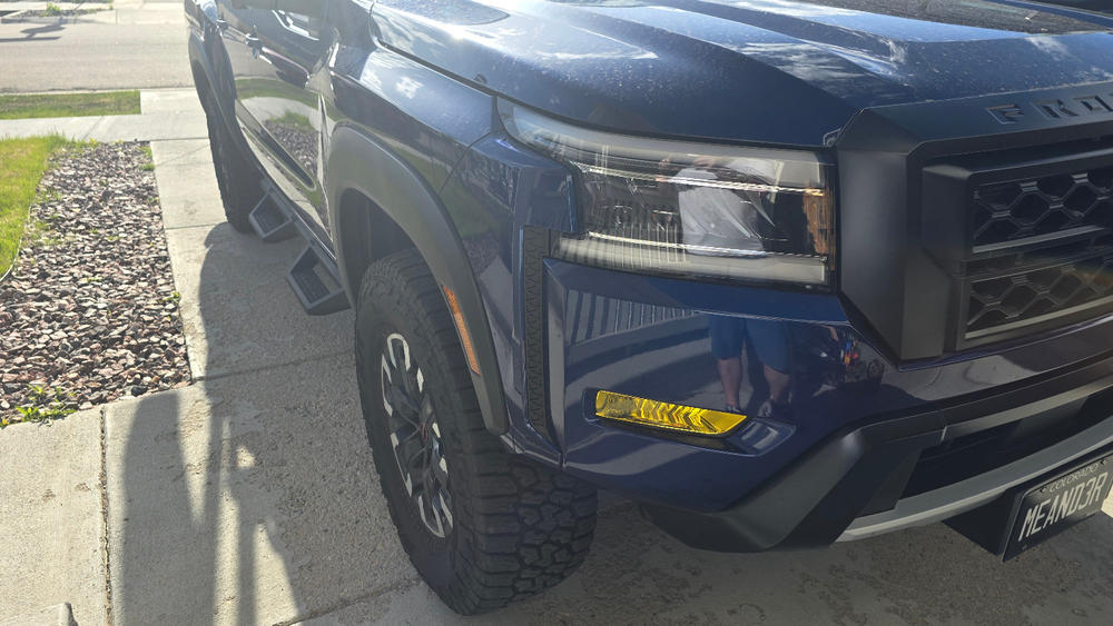 Nissan Frontier Pro 4X (2022+  ) Fog Light Covers - Customer Photo From Josh Smith