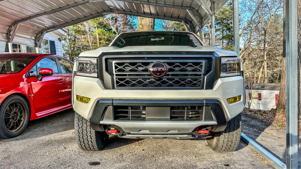 Nissan Frontier Pro 4X (2022+  ) Fog Light Covers - Customer Photo From Theodore Jacobsen