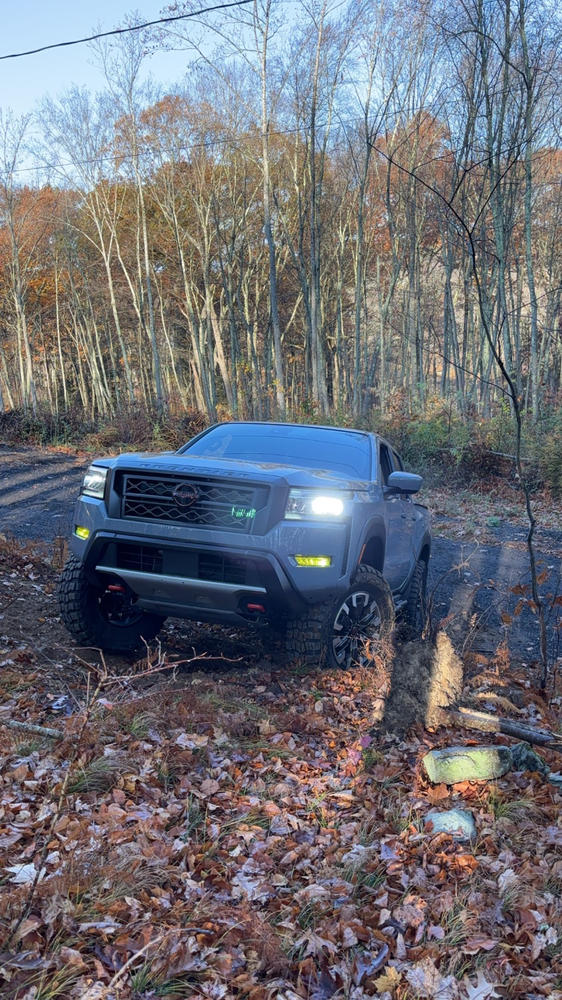 Nissan Frontier Pro 4X (2022+  ) Fog Light Covers - Customer Photo From Kreg Melanson
