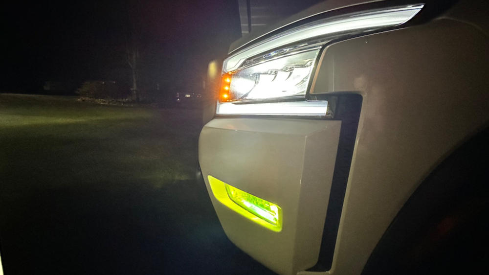 Nissan Frontier Pro 4X (2022+  ) Fog Light Covers - Customer Photo From Theodore Jacobsen