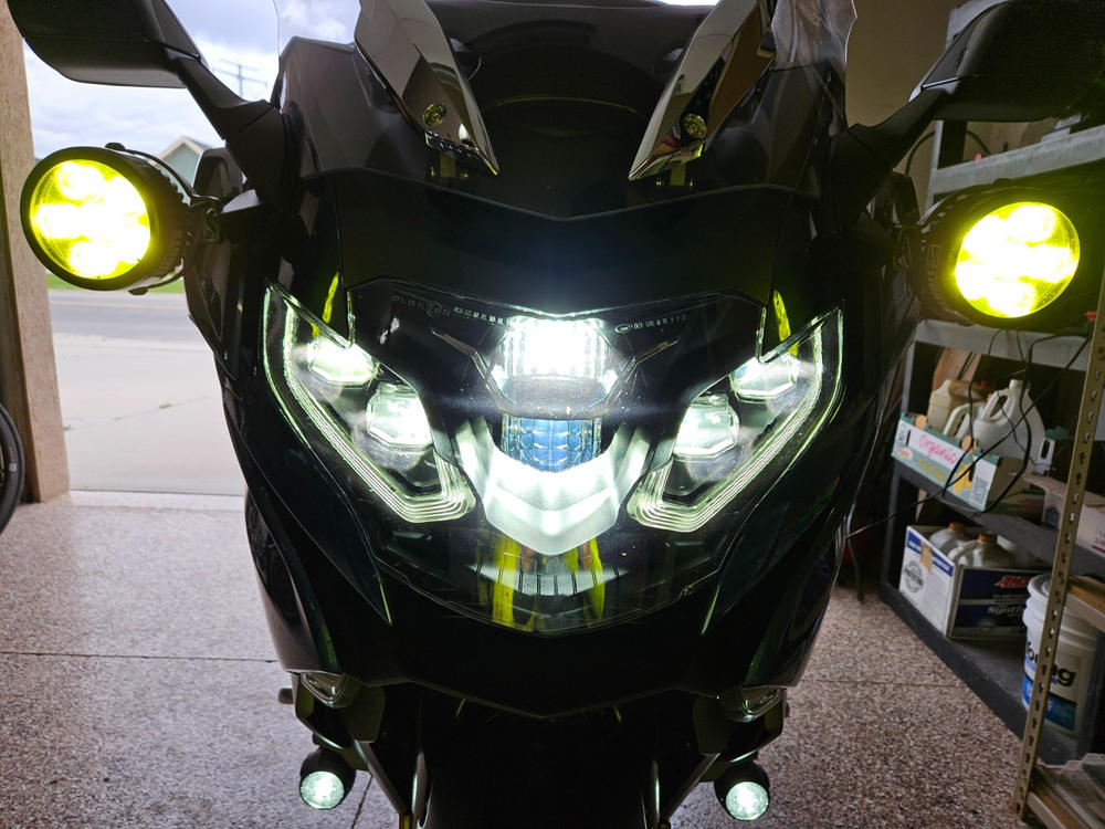BMW K1600GTL (2022+  ) Headlight Covers - Customer Photo From Anonymous