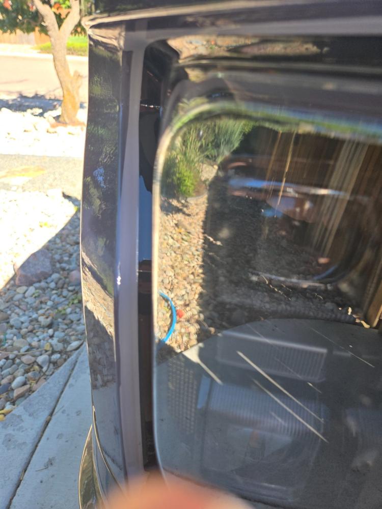 Ford F-150 Lightning (2022+  ) Headlight Covers - Customer Photo From James R. Spradlin
