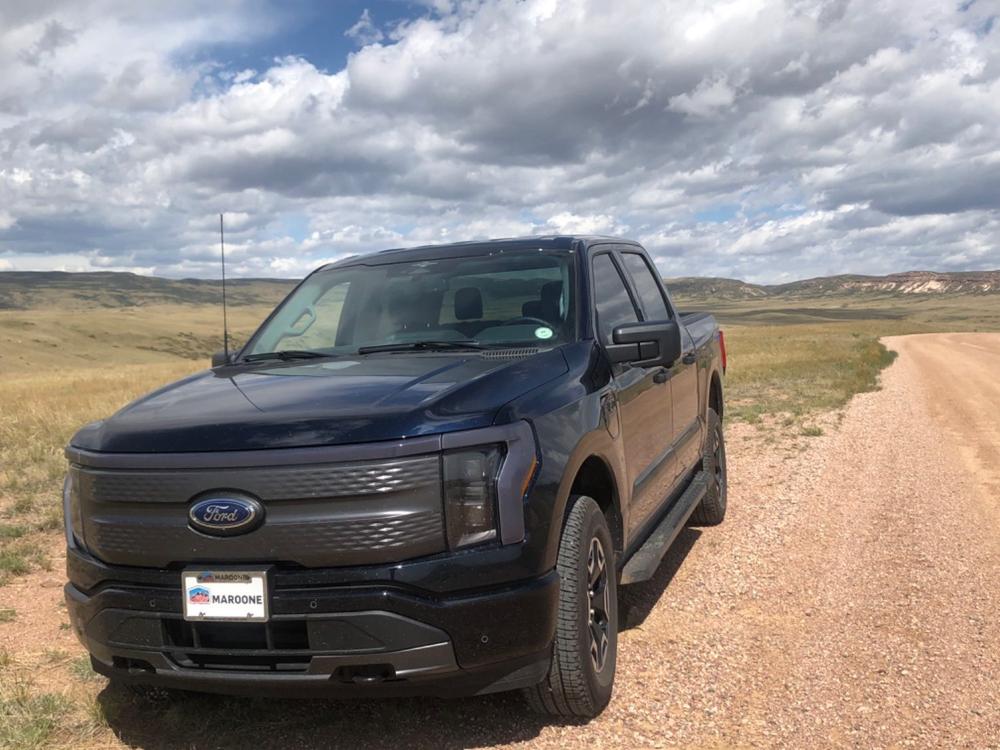 Ford F-150 Lightning (2022+ ) Headlight Covers - Customer Photo From Dan Clark