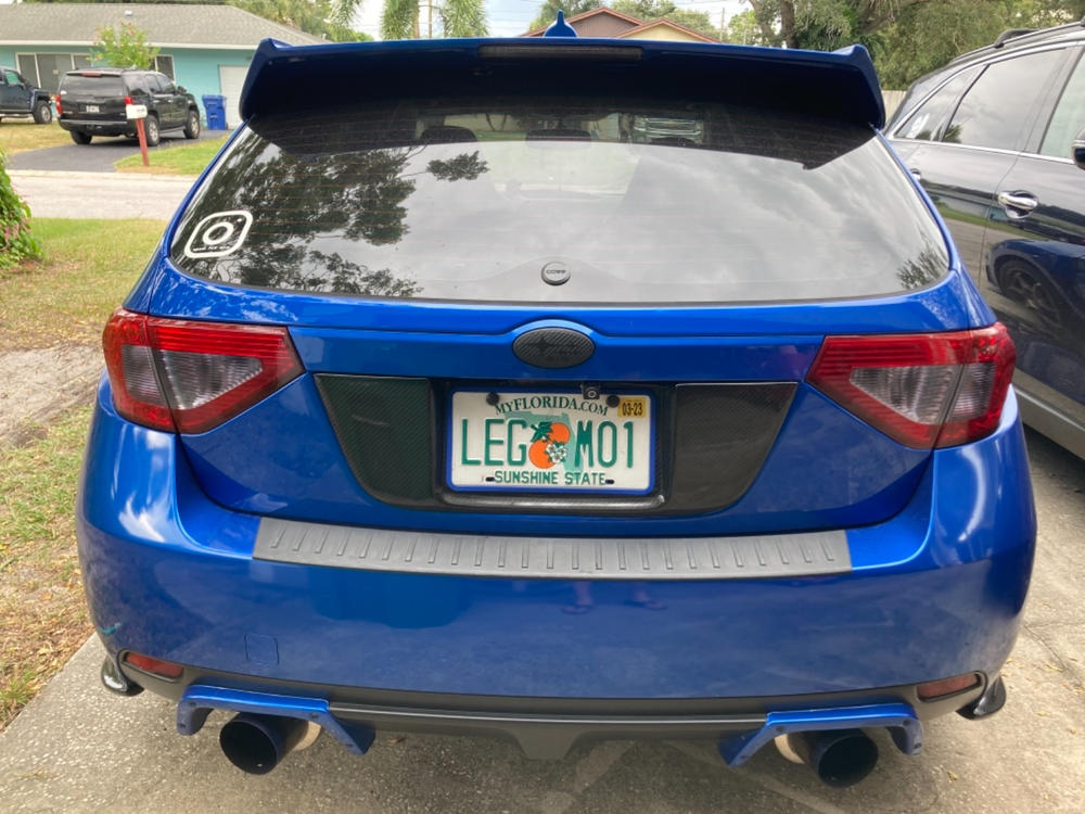 Subaru WRX, STI Wagon (08-14) Custom Tail Light Covers - Customer Photo From Joshua Obara