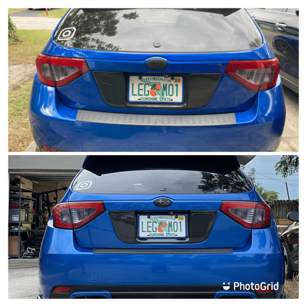 Subaru WRX, STI Wagon (08-14) Custom Tail Light Covers - Customer Photo From Joshua Obara