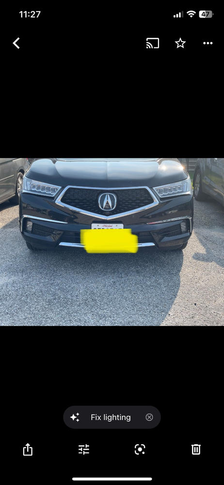Acura MDX (17-21) Fog Light Covers - Customer Photo From Terry Boyd