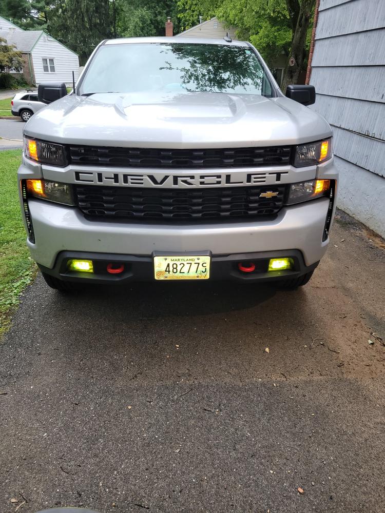 Chevy Silverado 1500 (2019-2021) Fog Light Covers - Customer Photo From nick oneill