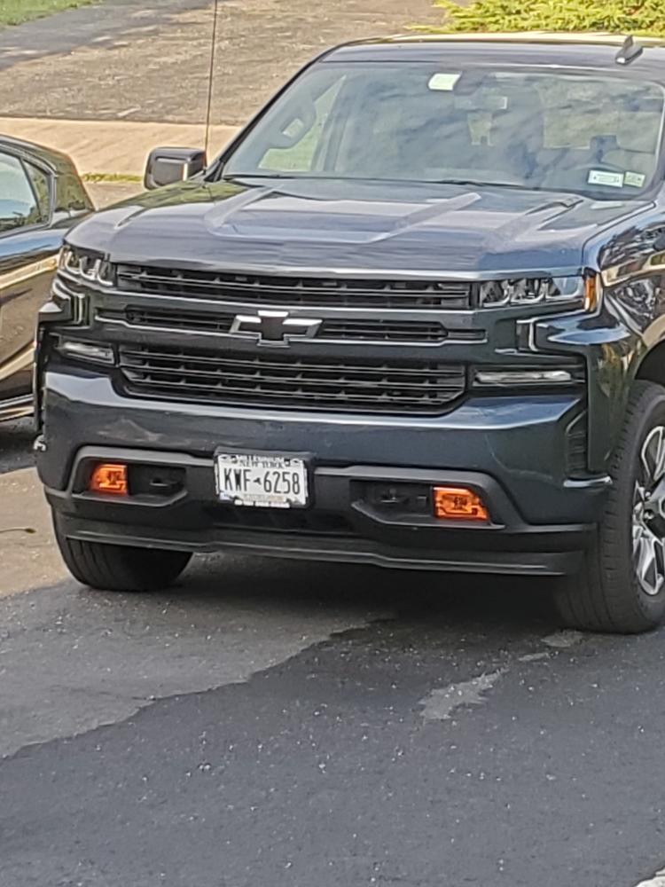 Chevy Silverado 1500 (2019-2021) Fog Light Covers - Customer Photo From Dan Wilson