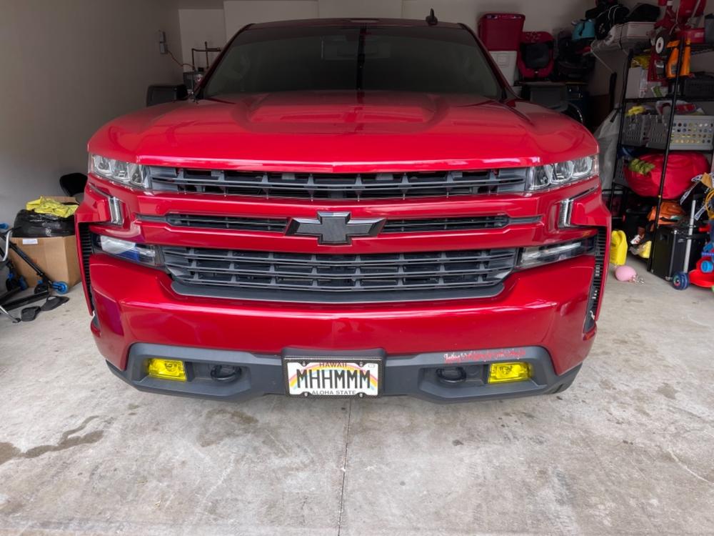 Chevy Silverado 1500 (19-  ) Fog Light Covers - Customer Photo From Edward 