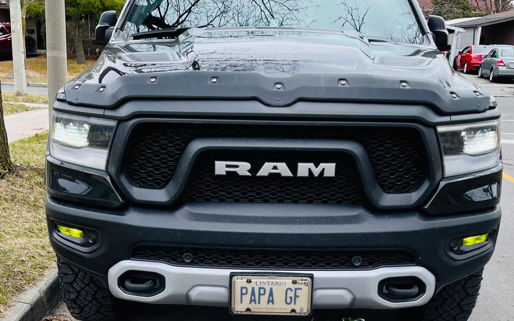 Dodge RAM 1500 Rebel (19-  ) Fog Light Covers - Customer Photo From Godfrey F.
