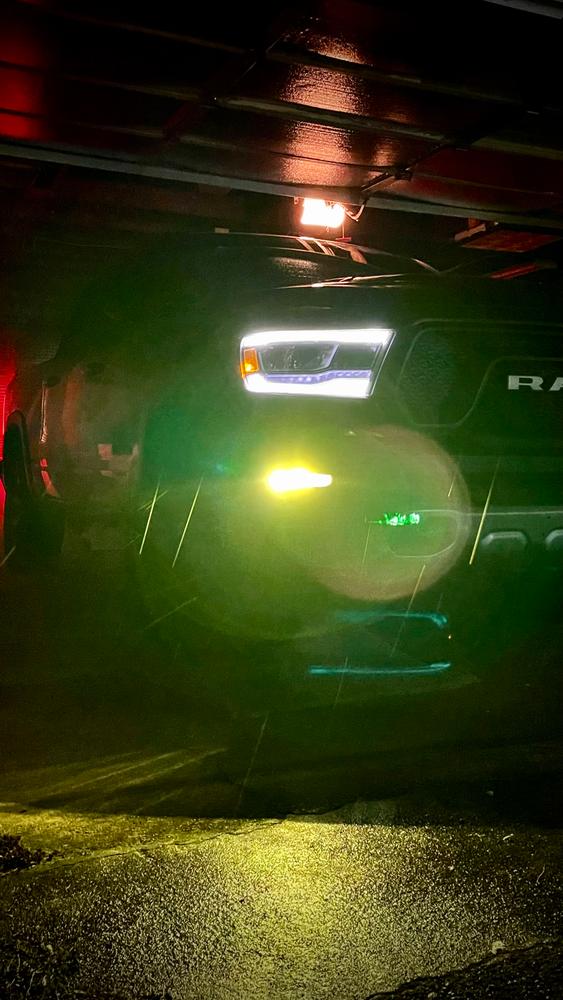 Dodge RAM 1500 Rebel (19-  ) Fog Light Covers - Customer Photo From Matt