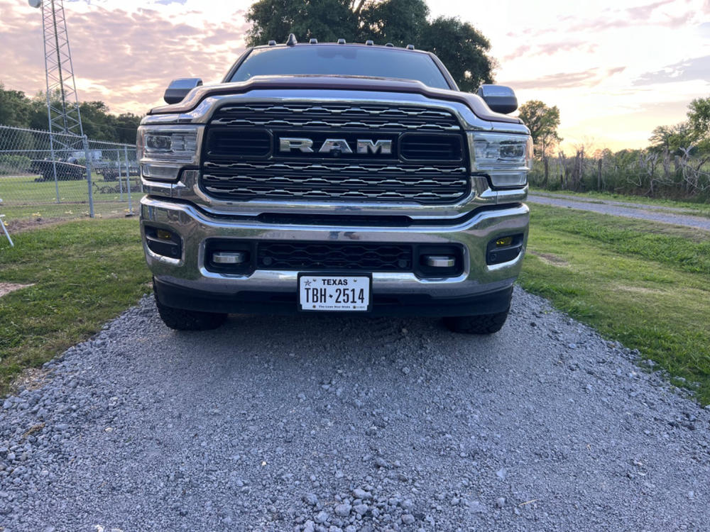 Dodge RAM 2500, 3500 (2019+  ) Fog Light Covers - Customer Photo From William Foley