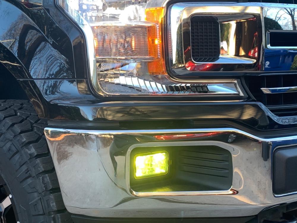 Ford F-150 (18-20) Fog Light Covers - Customer Photo From John Daniel