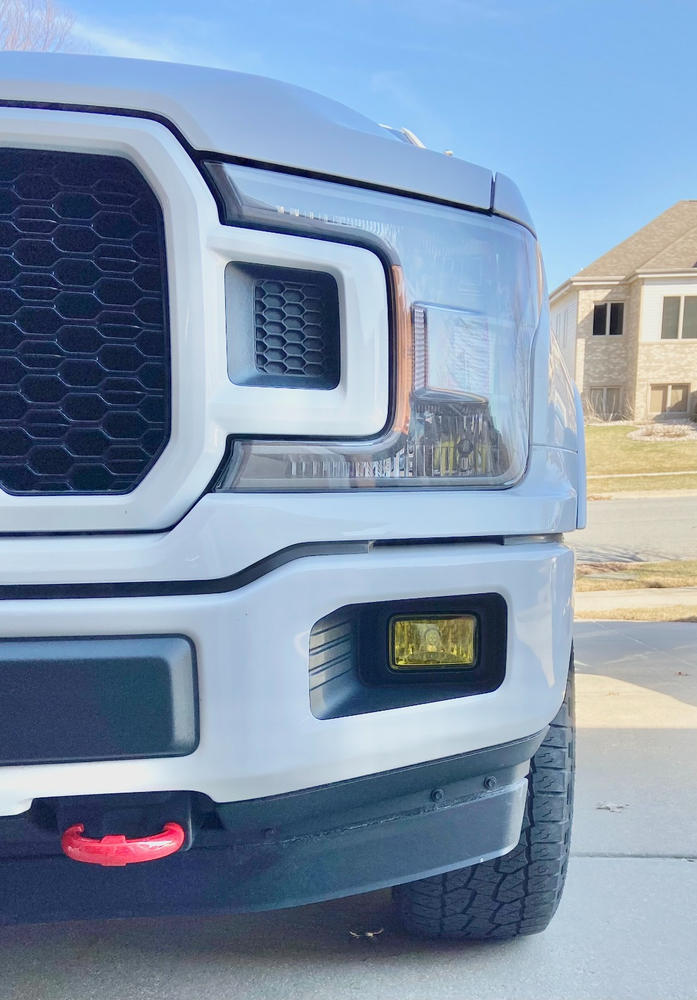Ford F-150 (18-20) Fog Light Covers - Customer Photo From jeffrey scott