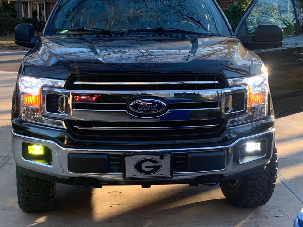 Ford F-150 (18-20) Fog Light Covers - Customer Photo From John Daniel