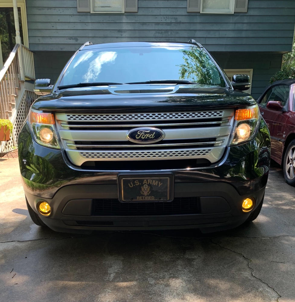 Ford Explorer Limited, XLT & Sport (11-15) Fog Light Covers - Customer Photo From Arthur Griffith