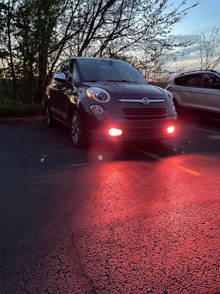 Fiat 500L (15- ) Fog Light Covers - Customer Photo From Colt Bowman
