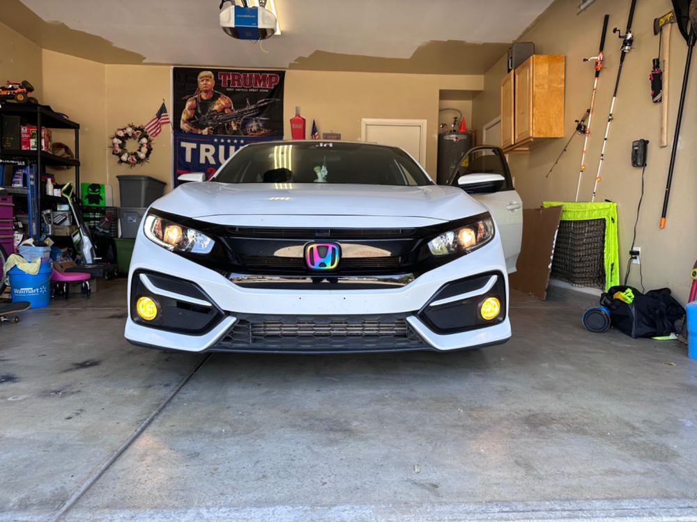 Honda Civic Sedan (16-21) Fog Light Covers - Customer Photo From Kimberly Graham