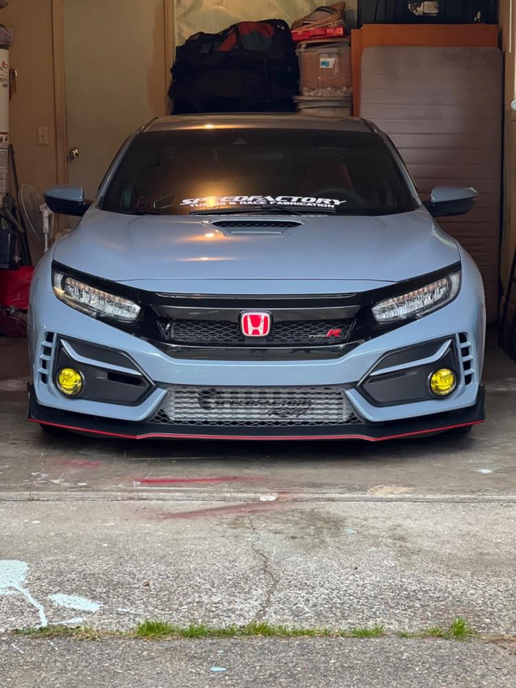 Honda Civic Hatchback/ FK8 Type R (16-21) Fog Light Covers - Customer Photo From Eric Johnson