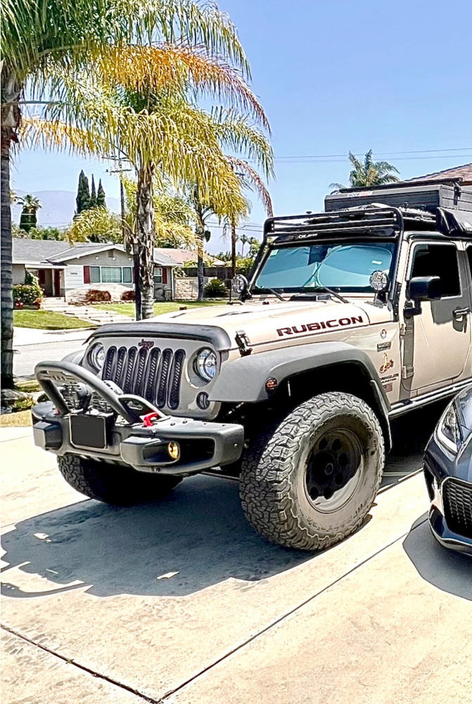 Jeep Wrangler JK (07-18) Fog Light Covers - Customer Photo From Ronald Mulligan
