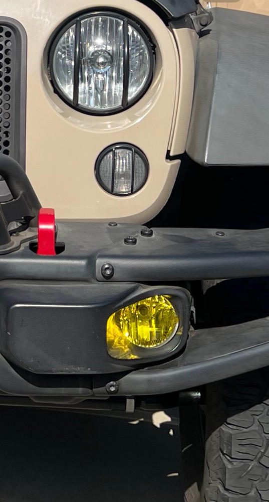Jeep Wrangler JK (07-18) Fog Light Covers - Customer Photo From Ronald Mulligan