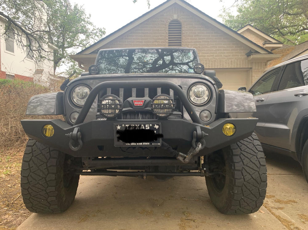 Jeep Wrangler JK (07-18) Fog Light Covers - Customer Photo From Anonymous