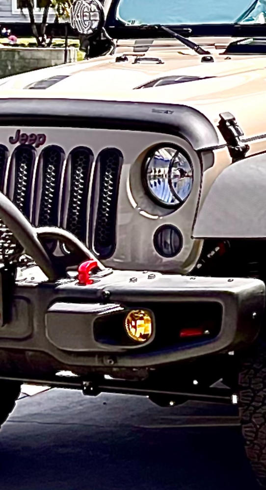 Jeep Wrangler JK (07-18) Fog Light Covers - Customer Photo From Ronald Mulligan
