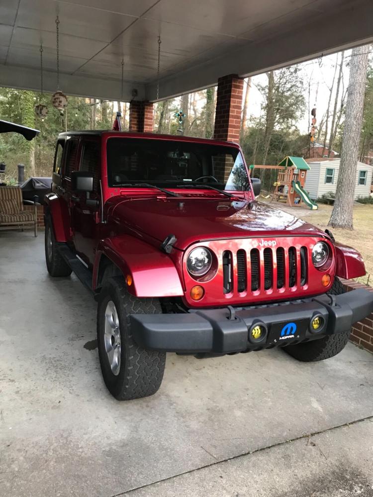Jeep Wrangler JK (07-18) Fog Light Covers - Customer Photo From William Davis