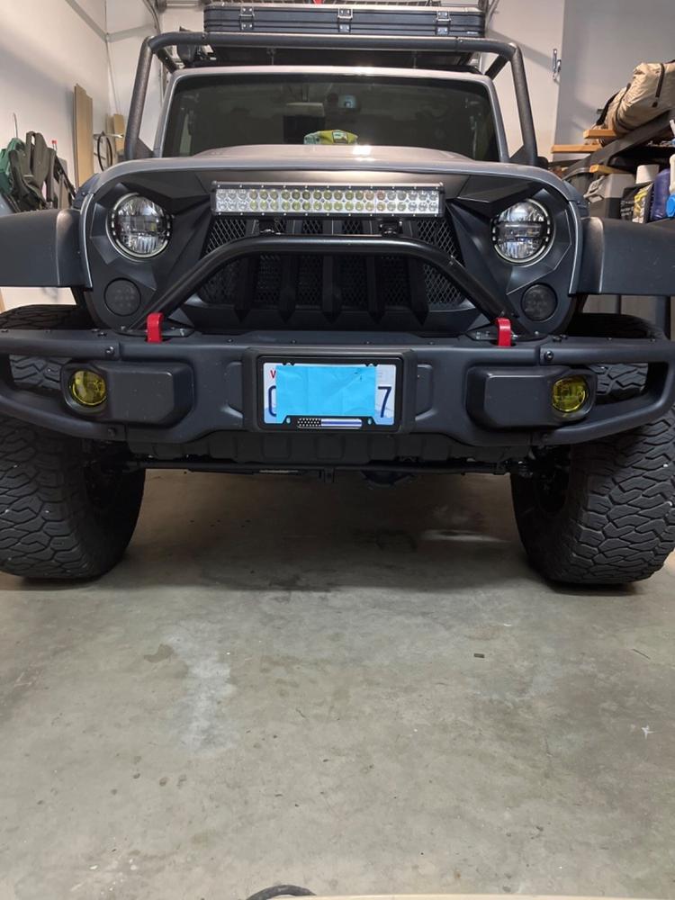Jeep Wrangler JK (07-18) Fog Light Covers - Customer Photo From scott lawrence