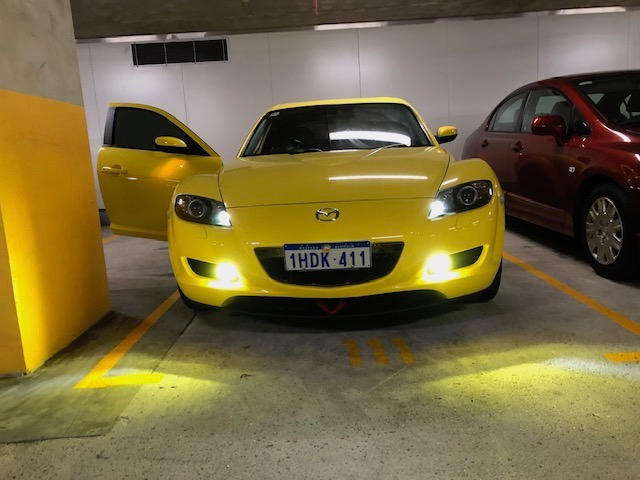 Mazda RX-8 (04-08) Fog Light Covers - Customer Photo From Clive Ting