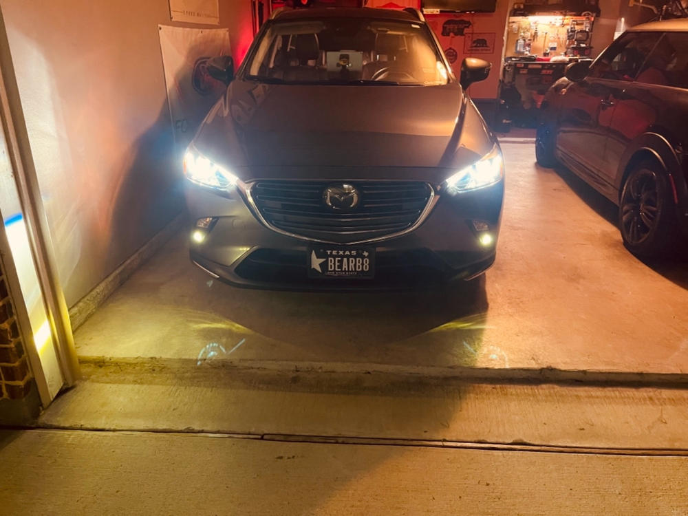Mazda CX-3 (16- ) LED Fog Light Covers - Customer Photo From Jason Young