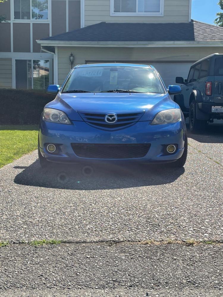 Mazda 3 Hatchback (04-06) Fog Light Covers - Customer Photo From Trevin Glore