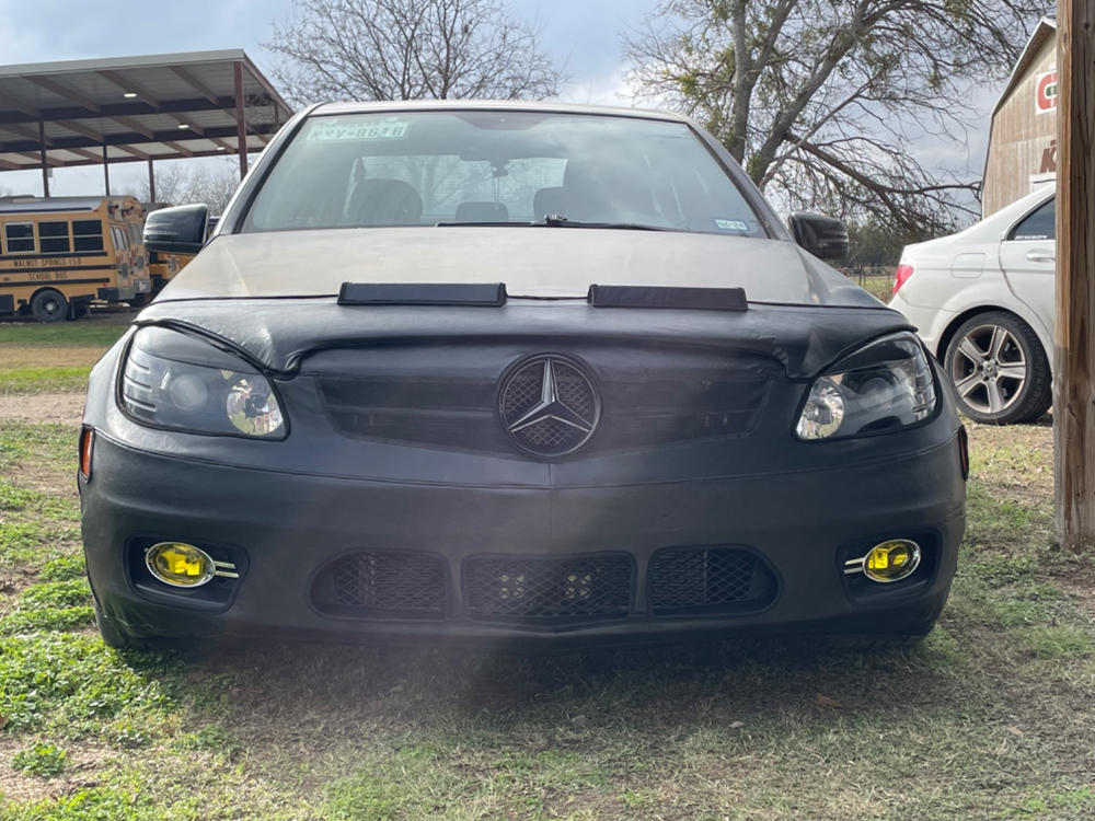 Mercedes C-Class (08-11) Fog Light Covers - Customer Photo From Corey Hargrove